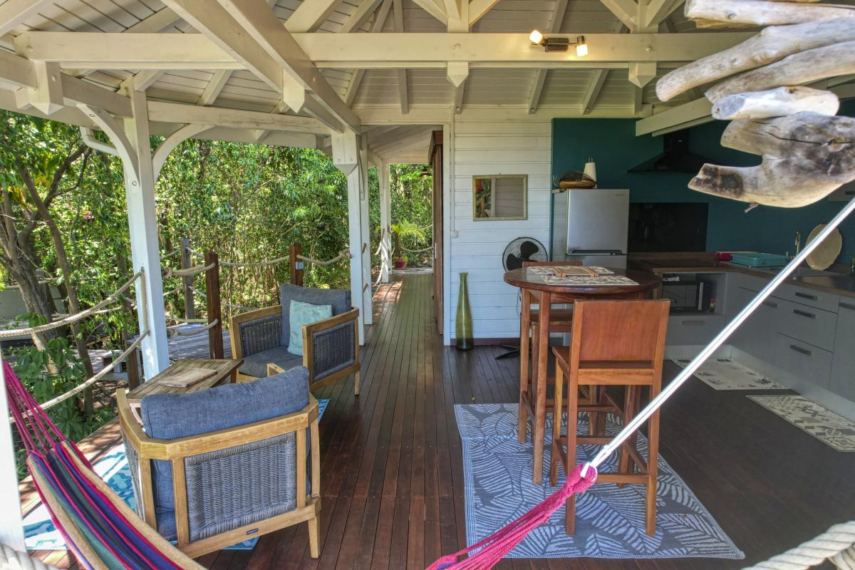 21.Location bungalow avec jacuzzi vue mer Deshaies Guadeloupe